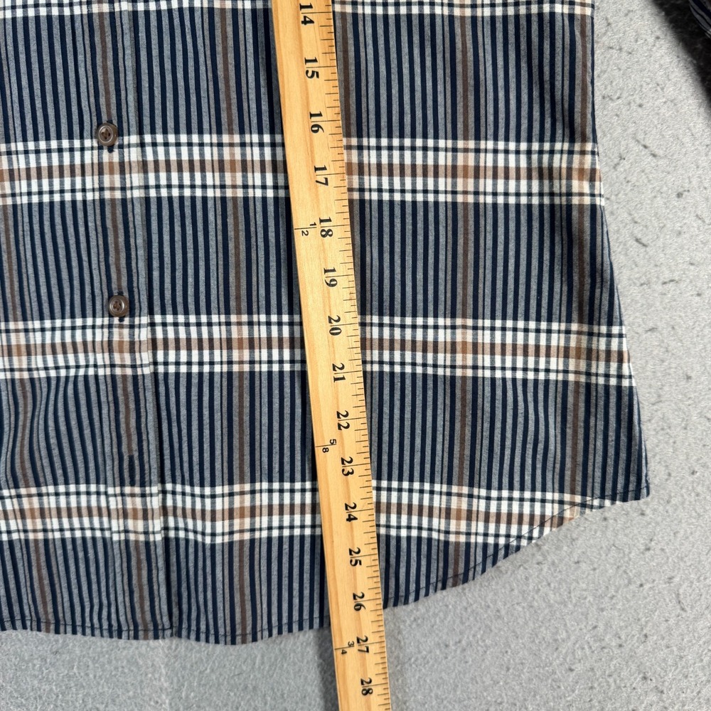 Pendleton Button Down Top Women Medium Blue Plaid… - image 8